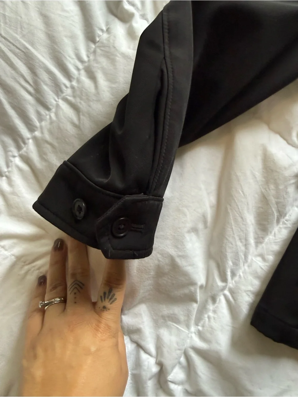 Banana Republic Black Bomber Jacket